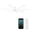 Modern Forms Fans Size Matters Indoor or Outdoor Smart Ceiling Fan 2700-3000-4000-5000K LED in Matte White FR-W2403-84L-MW - alternate 1